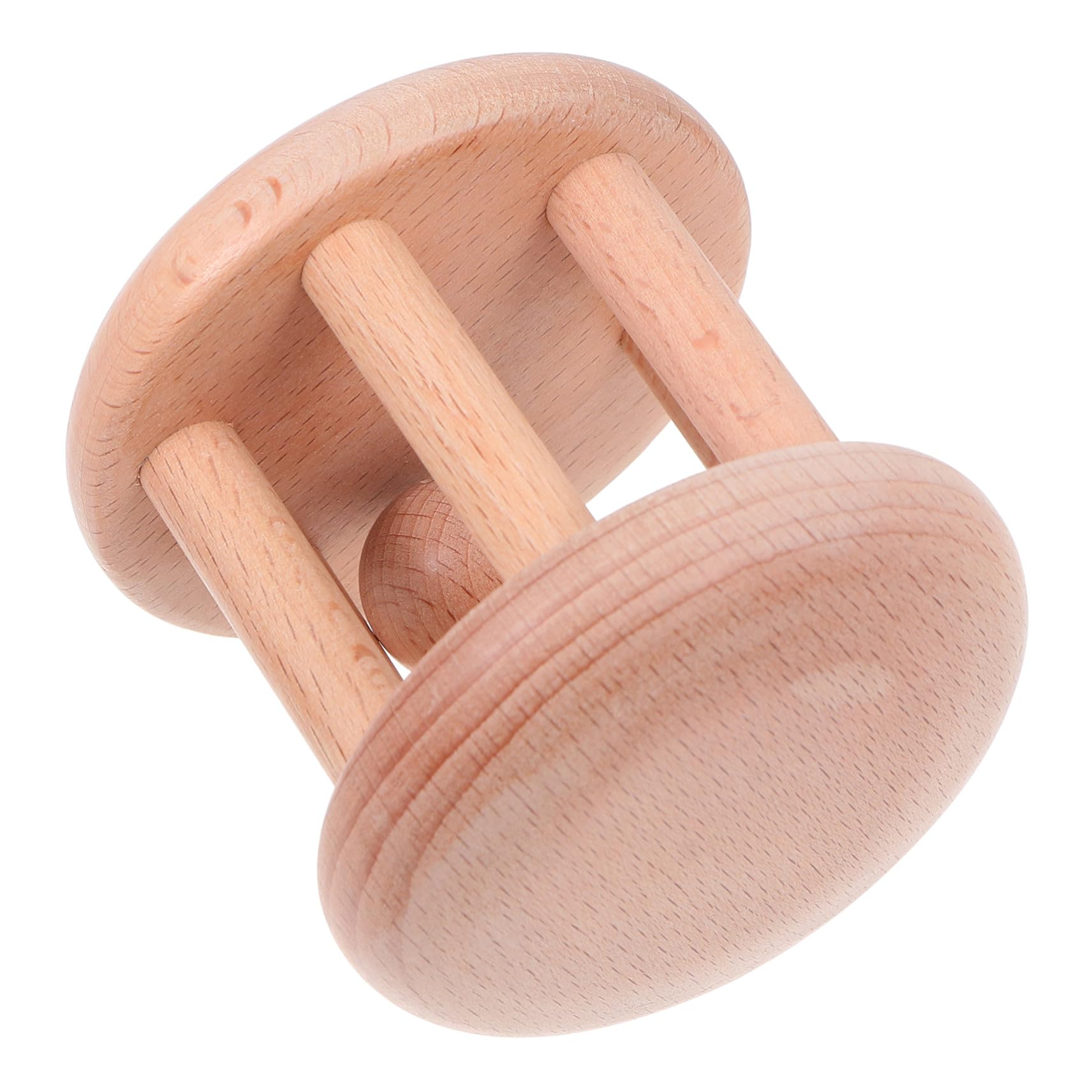 FRCOLOR Juguete Educativo de Madera para Bebés Años Sonajero de Mano Seguro y Duradero Estimula Habilidades Motoras y Sentido Musical para Pequeños y Primeros Sensoriales