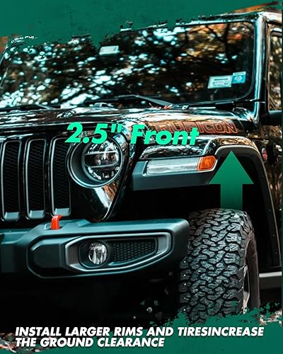 Miniatura 5 de SCITOO Elevadores de 2.5 pulgadas Kit de elevación de nivelación delantera de 2.5 pulgadas para Toyota 2003-2018 Espaciador de puntal de elevación