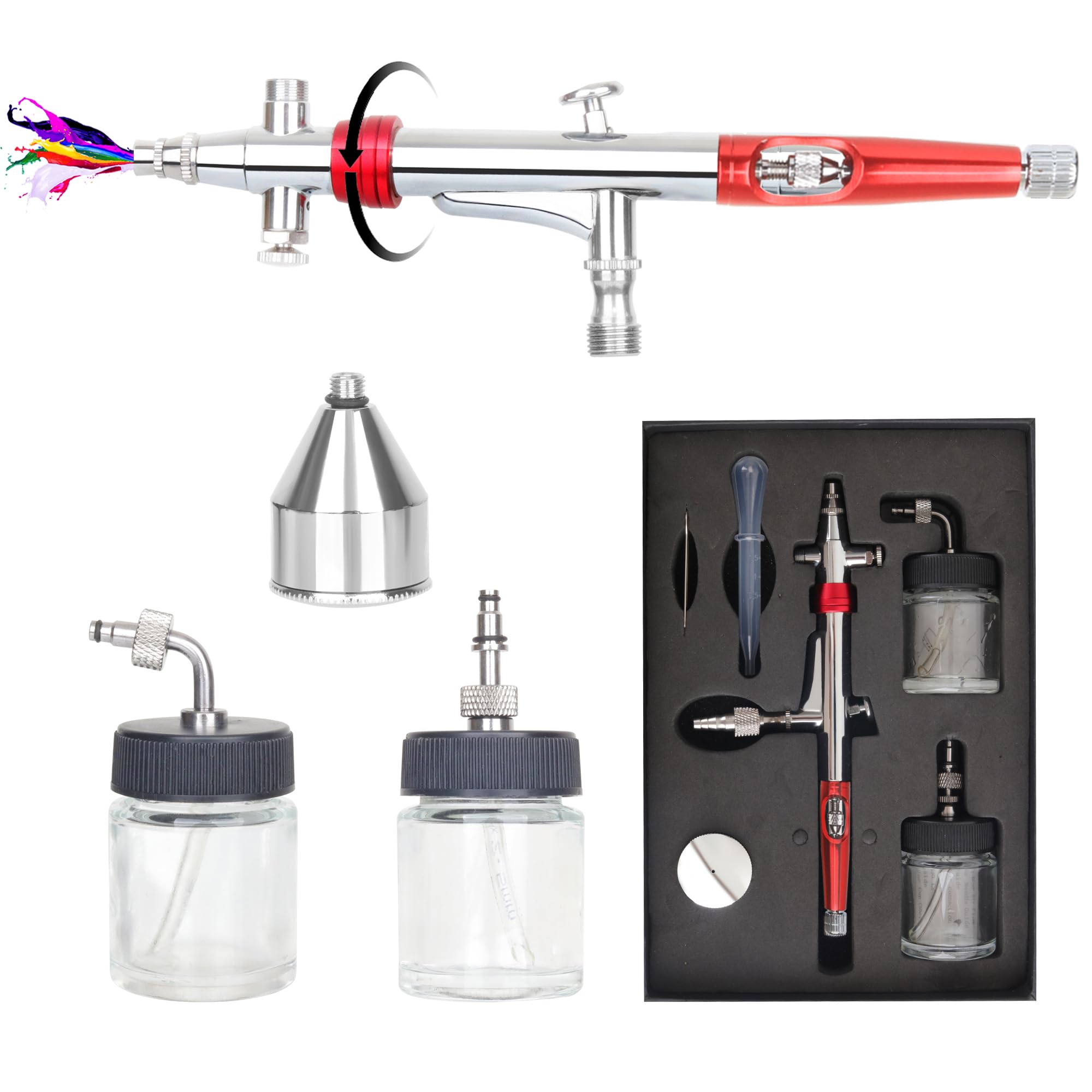 ACA airbrush set （ACA エアーブラシセット） Amazon.com: Casubaris Airbrush Pen with Rotatable Air Brush Head