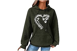 Binmer Dog Lovers Sweatshirt: Heartfelt Canine Couture for Women