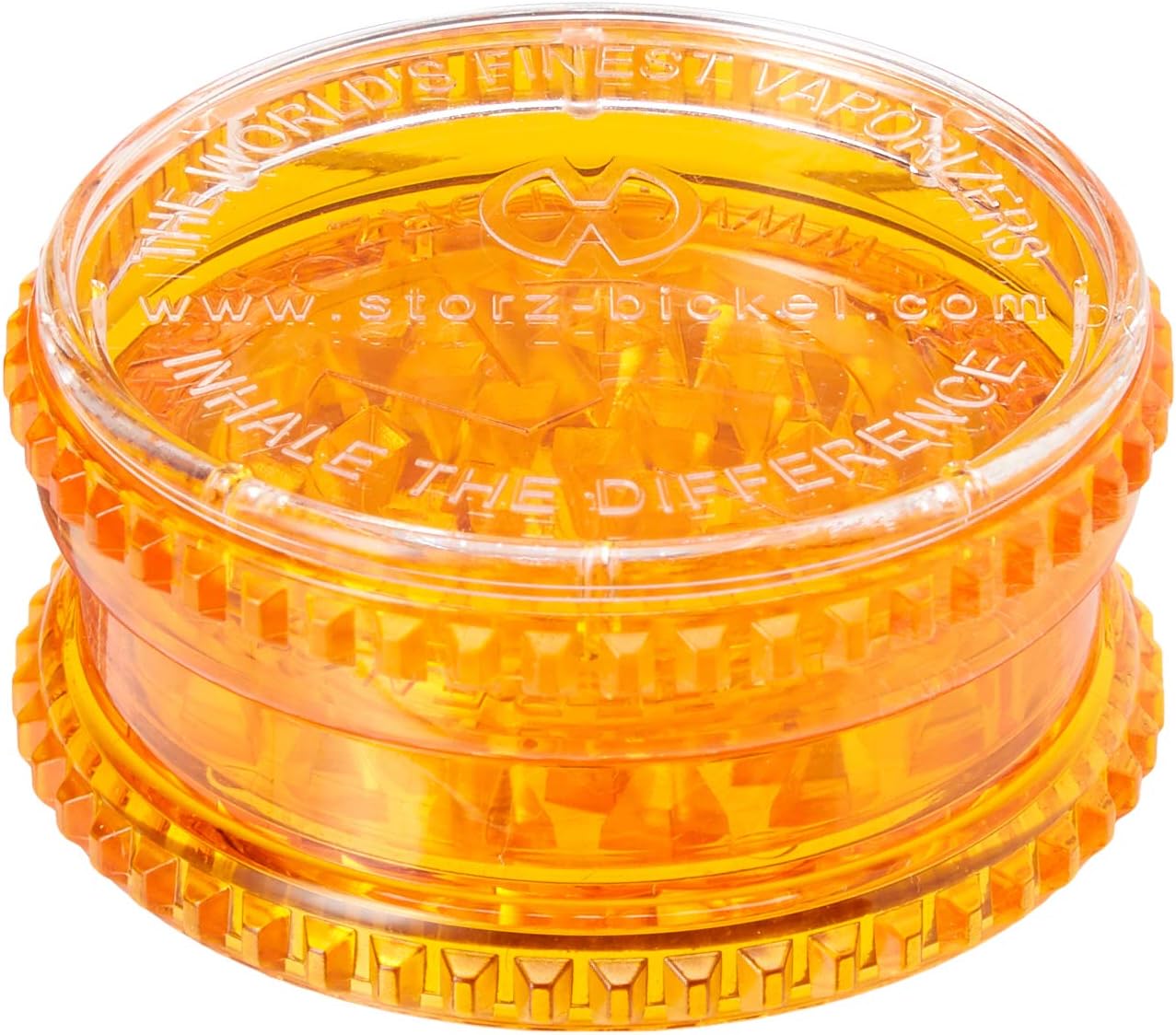Stortz & Bickle Volcano Plastic Herb Grinder, 2.3, Orange