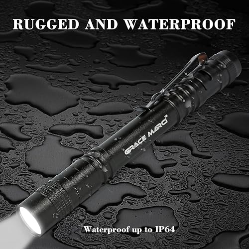 Miniatura 8 de Linternas recargables, 250000 lúmenes de alto lumen linterna LED súper brillante con 3 modos, IP65 impermeable, linterna potente de mano para caza,