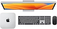 Vista 6 de Apple Mac Mini 2023 con chip Apple M2 con CPU de 8 núcleos (8 GB de RAM, almacenamiento SSD de 256 GB) Plata (renovado)