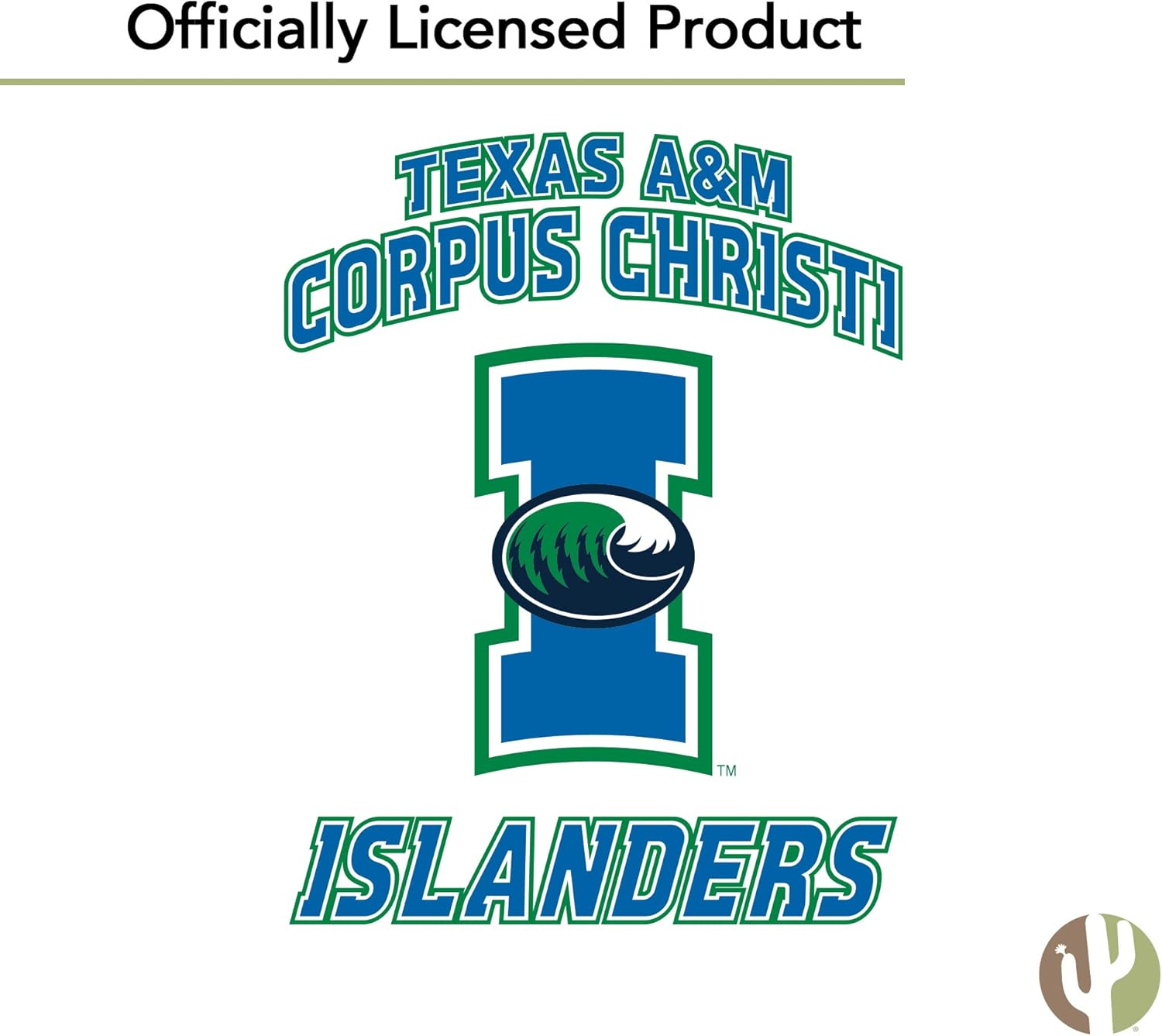 Desert Cactus Texas A&M University Corpus Christi Baseball Hat TAMUCC Islanders Embroidered Hats Cap Adjustable Cloth Strap Adult (Style A) Blue - Image 7