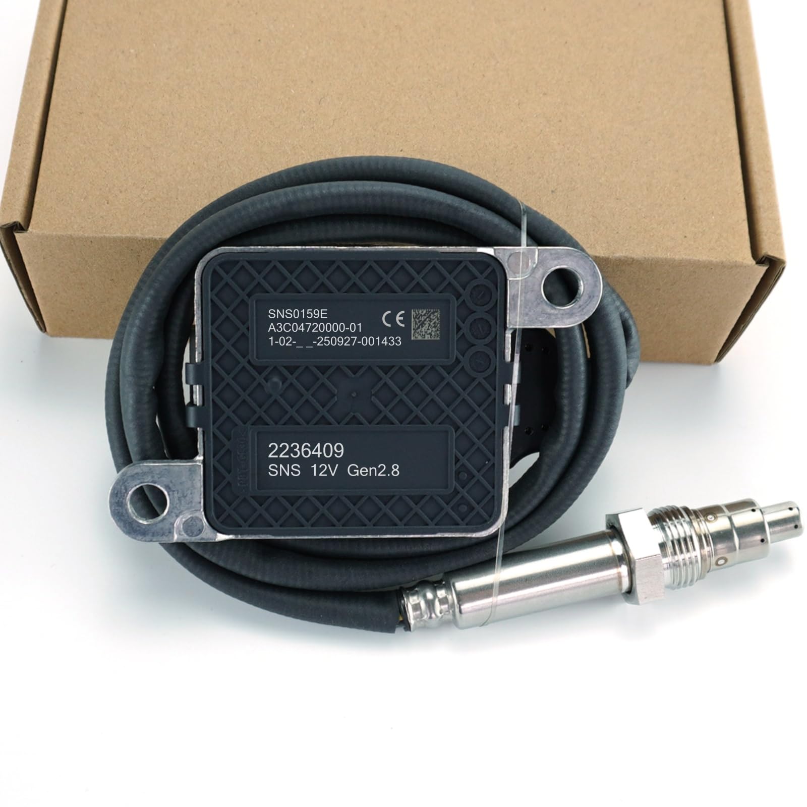 2236409PE BA036409 New Inlet Nox Sensor Nitrogen Oxide Sensor 2236409 Fit for MX13 PACCAR Automotive Oxygen Sensors Aftermarket Parts Replace