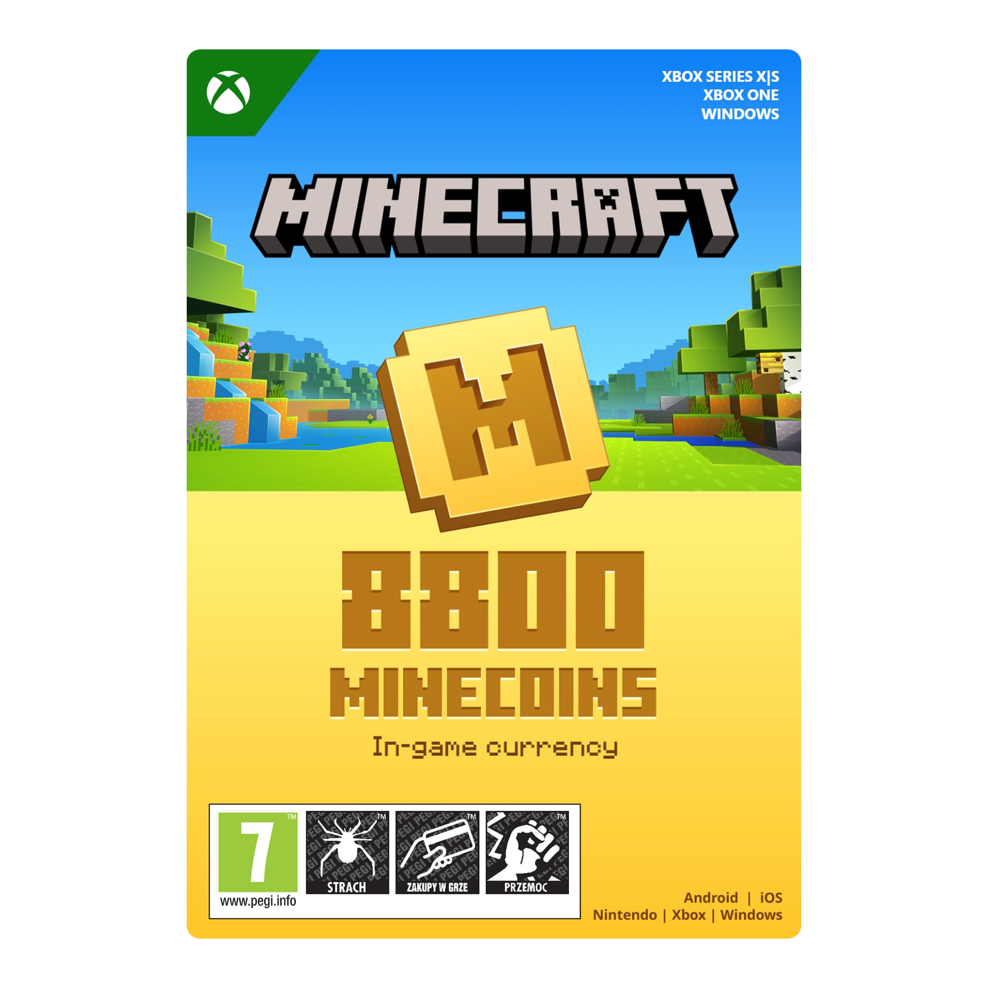 Minecraft Minecoins Pack: 8800 Coins | Xbox & Windows 10 - Código de descarga