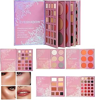 Paleta de libros de maquillaje, brillo mate r...