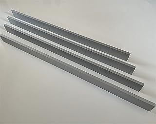 werkzeug-online24 Maniglie per armadi, lunghezza 500 mm, set da 4 pezzi, distanza tra i fori 288 mm, maniglie decorative moderne, maniglie lunghe per armadi, cassetti