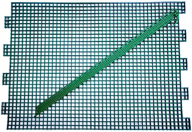 Pacific AccentsExpandable Modular Outdoor Garden Fence Kit - Fast, Easy Way to Install Outdoor Fencing to Protect Your Garden- 24 x 18 Steel Wire Panels (Pro -12 Panels)
