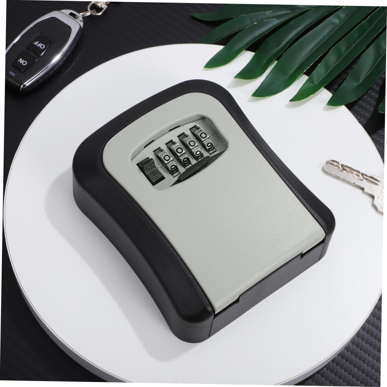 2sets Scatola Portachiavi con Codice Combinazione Cassetta di Sicurezza per Chiavi da Parete Cassetta di Sicurezza Resistente alle Intemperie Organizer per Chiavi e Piccoli