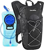 Zavothy 2L Hydration Backpack - Lightweight Water Pack for Hiking, Running, Cycling, Biking with Bladder