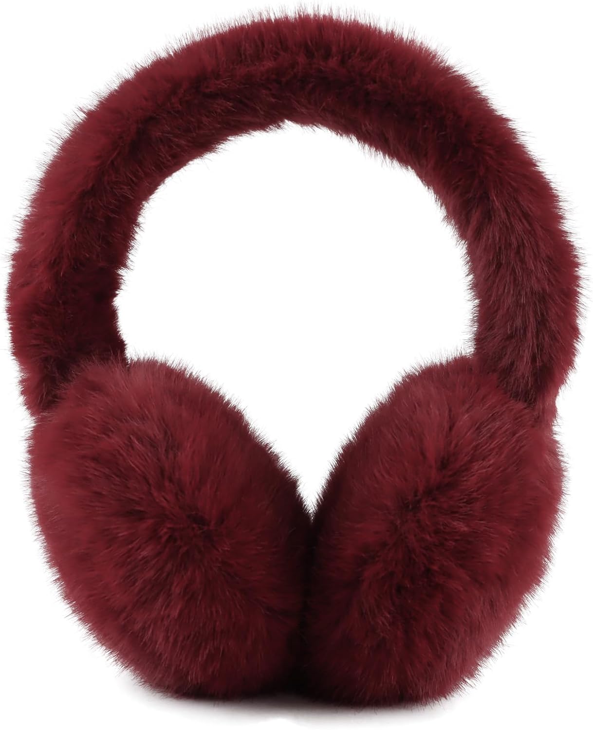 PESAAT Warm Ear muffs for Women Winter Unisex Fluffy Earmuffs Lady Ear Warmer Faux Fur Ear Covers