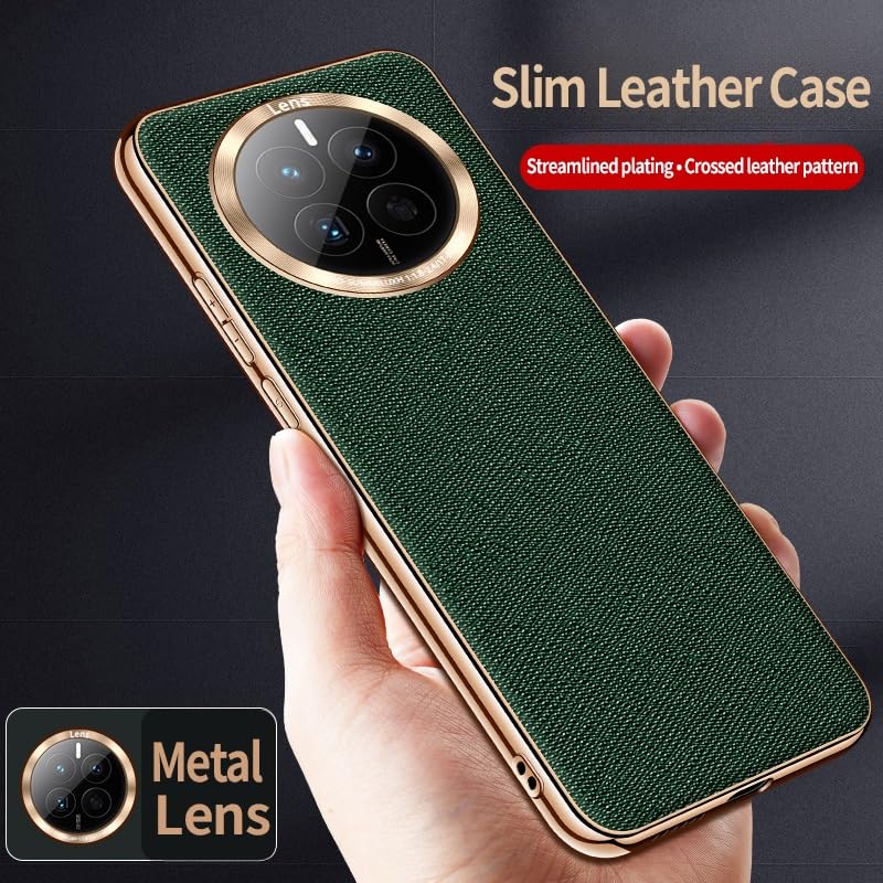 Coque Huawei Mate 50 en cuir chic et antichoc élégant