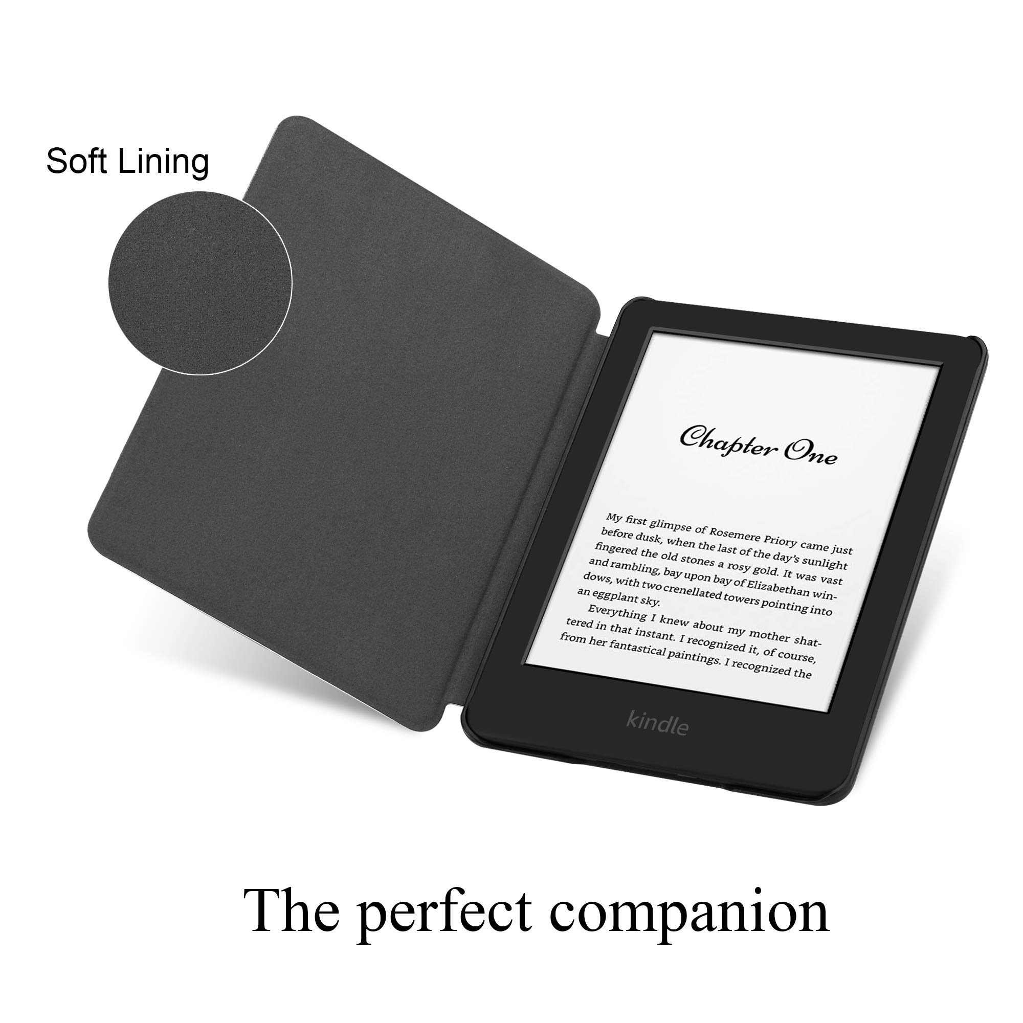Custodia Per Kindle 2019 - Cover In Pelle Con Auto Sleep/Wake, Design Coniglio - Foto 5