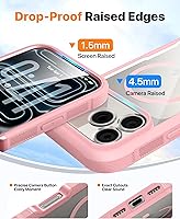 Vista 99 de Diaclara - Funda diseñada para iPhone 15 Plus de 6.7 pulgadas, transparente, cuerpo completo, con protector de pantalla, resistente de protección