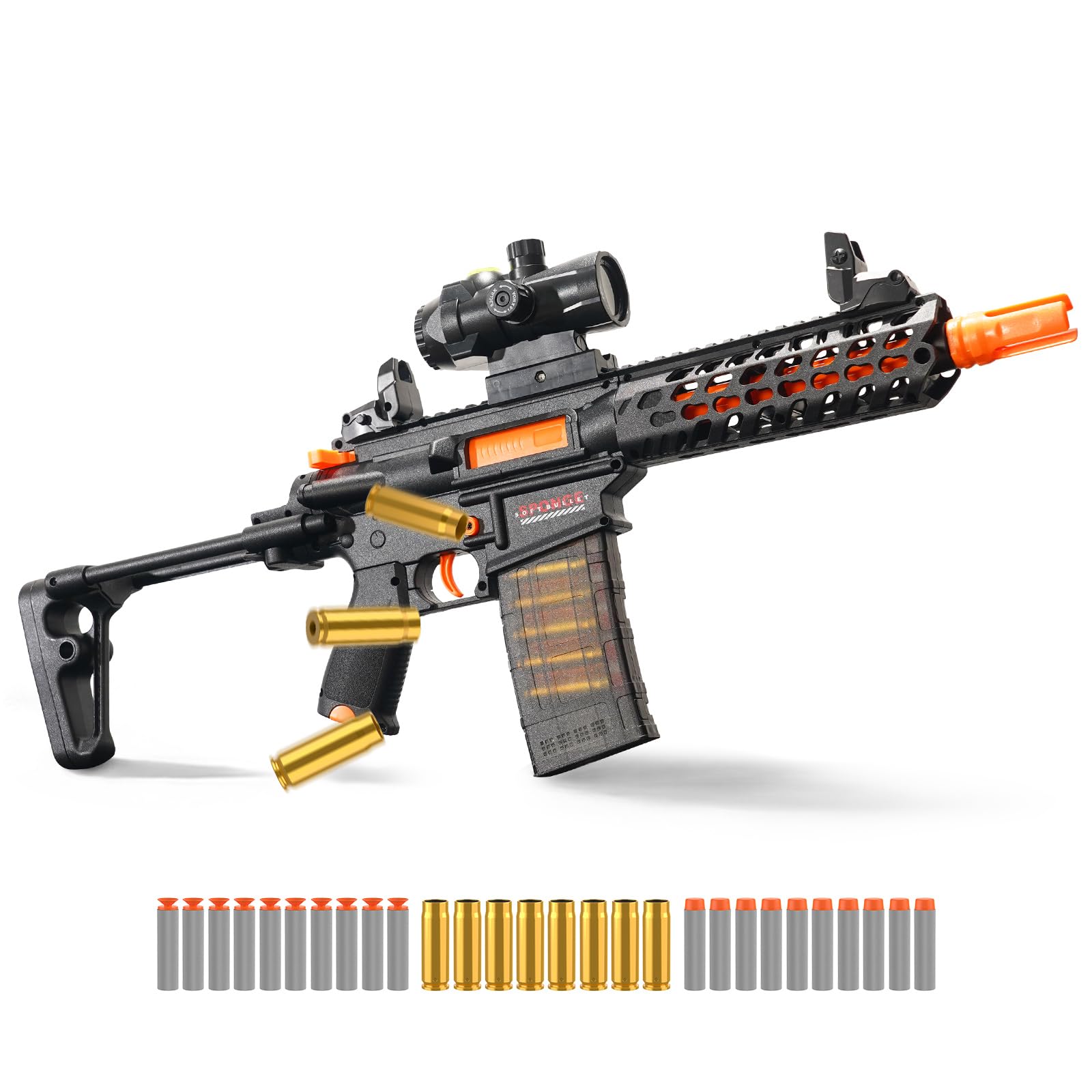 Amazon.com: JellyBullet Foam Blaster 721043, Larmside Foam Shell