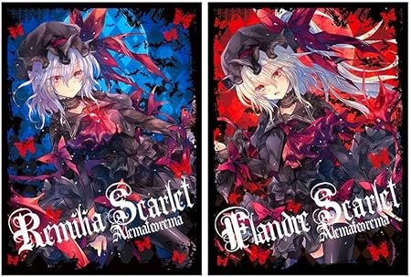 Amazon カードスリーブ 東方project レミリア フランドール 第5弾 アレマテオレマ Illust 小林由高 コミックマーケット97 C97 文房具 オフィス用品 文房具 オフィス用品