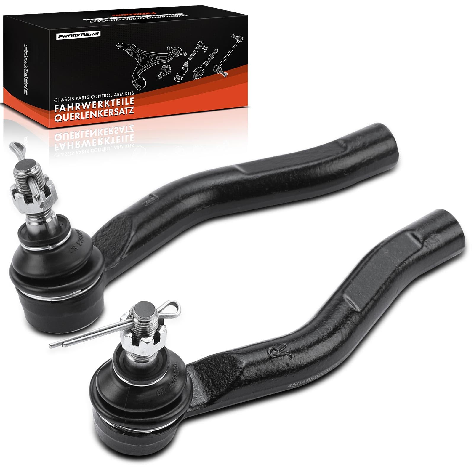 Frankberg 2x Rotule Direction Avant Compatible avec Yaris P1 1.3L 1999-2005 Yaris 1999-2011 Yaris Verso P2 1.4L 2000-2005 Remplacer# 4504659026