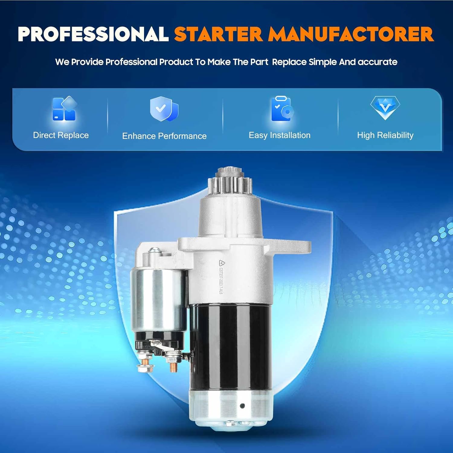 New Starter Fit Mercury Villager 93-98 3.0l 99-02 3.3l, Fit for Nissan Quest 1993-1998 3.0l 1999-2002 3.3l, Fit for Nissan Maxima 1992-1994 3.0l (Only for SE DOHC Automatic Transmission), SMT0084 M1