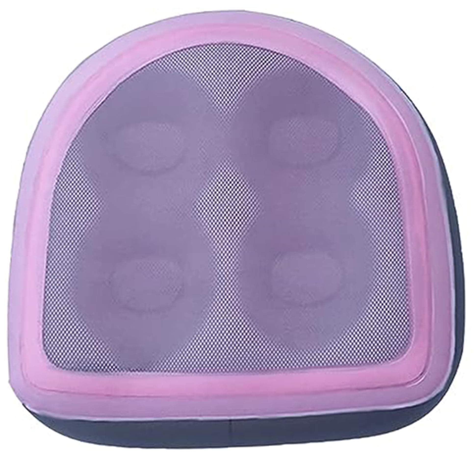 Asiento inflable para bañera de hidromasaje de PVC con ventosa de 18,5x14,6x5,9 pulgadas