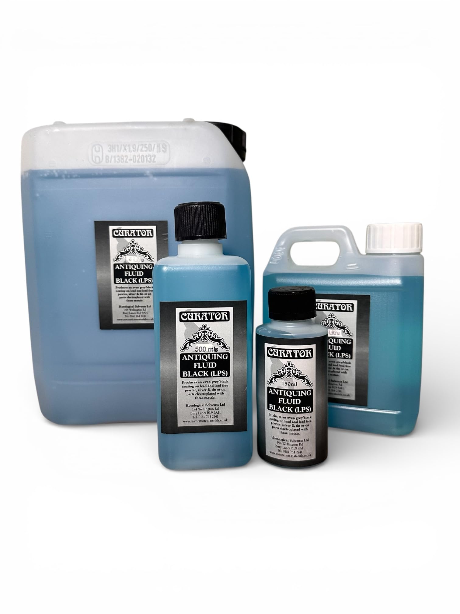 Priory Polishes Curator Black LPS Solution - Black antiquing fluid for Lead (150)