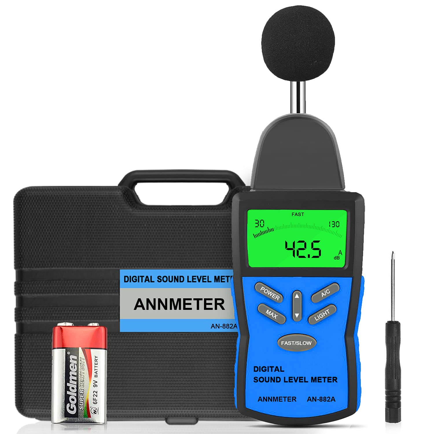 Decibel MeterDigital Sound Level Tester, Sound Pressure Level(SPL