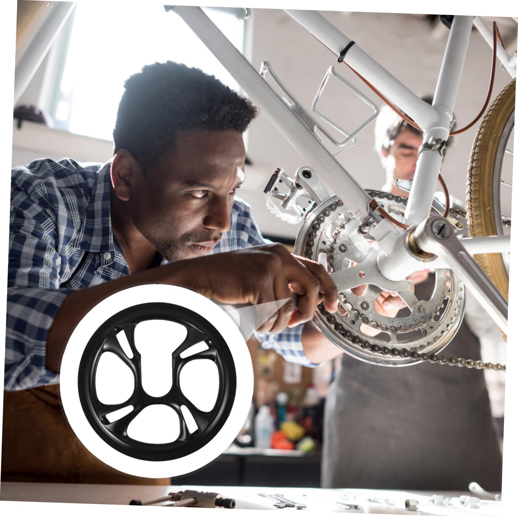 Toyvian 2 Guida Bici Protezione Sprocket per Mountain Bike Facile Installazione e Rimozione Resistente Condizioni Meteorologiche