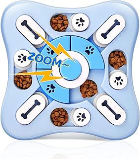 Dog Puzzle Toys,Dog Treat Puzzle,Dogs Food Puzzle Feeder Toys for IQ Training ,Interactive Dog Toys, Mental Enrichment
