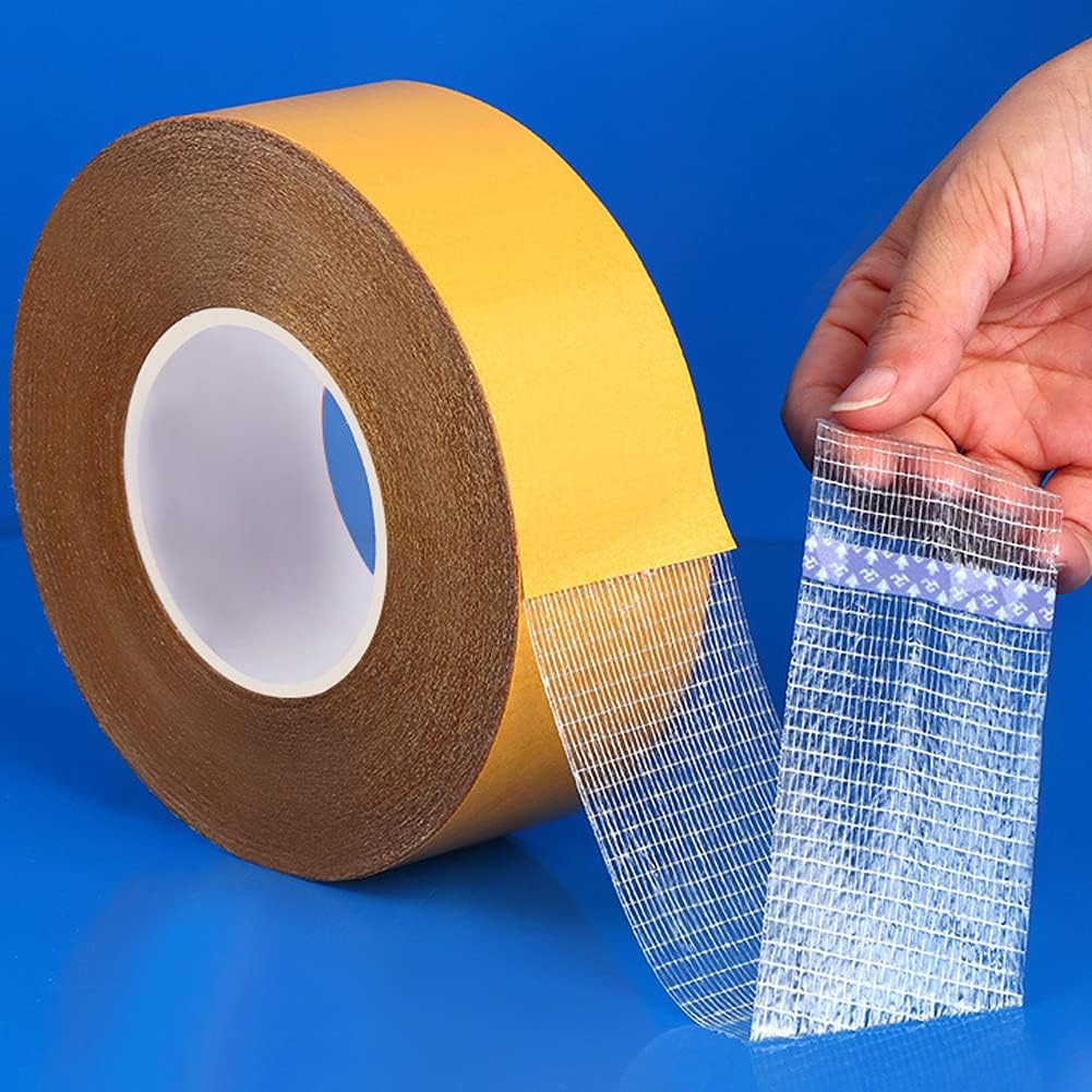 Double Sided Carpet Tape Heavy Duty,2 inch x 21.9 Yards,Rug Tape for Carpet,Hardwood Floors and Area Rugs, mats,Wall Hanging etc,Residue Free.