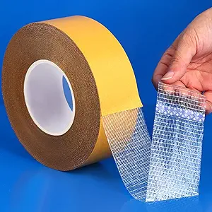 Double Sided Carpet Tape Heavy Duty,2 inch x 21.9 Yards,Rug Tape for Carpet,Hardwood Floors and Area Rugs, mats,Wall Hanging etc,Residue Free.
