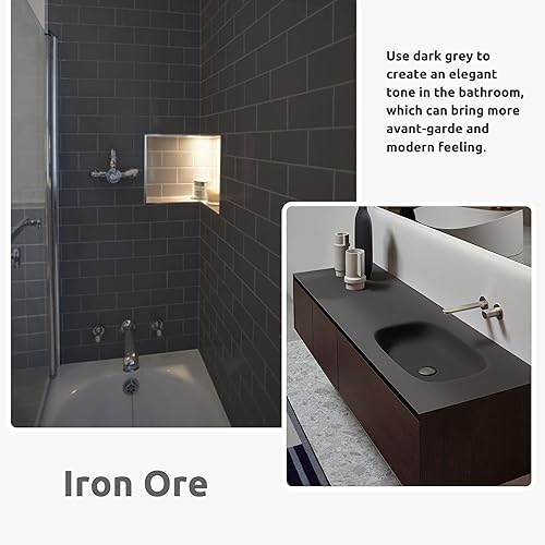 Miniatura 19 de Kit de reacabado de bañera y azulejos, 35 onzas con herramientas, pintura de bajo olor para baño, fregadero, encimera, azulejos, revestimiento Blanco