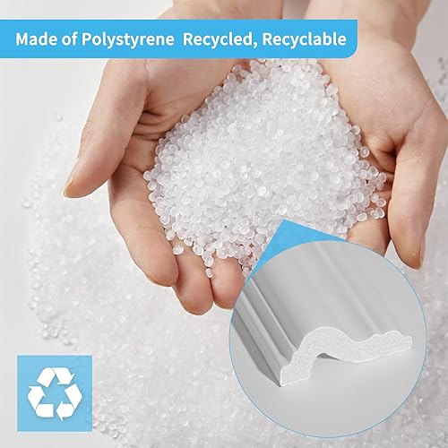 Miniatura 6 de Art3d - Juego de 6 molduras precortadas para pared, paneles de revestimiento listos para montar, para interior, sala de estar, dormitorio, se