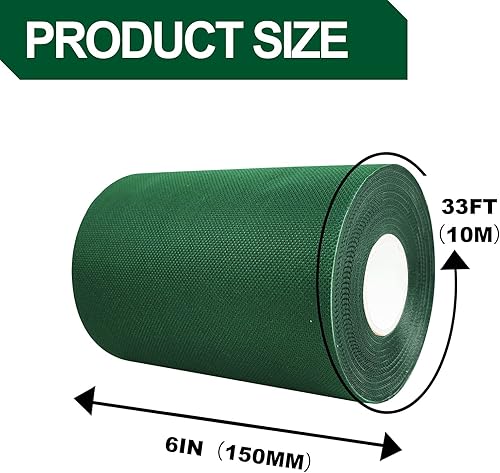 Miniatura 3 de EDSRDRUS Cinta de césped artificial de doble cara, cinta de costura de césped artificial resistente a la intemperie y a los rayos UV, antideslizante
