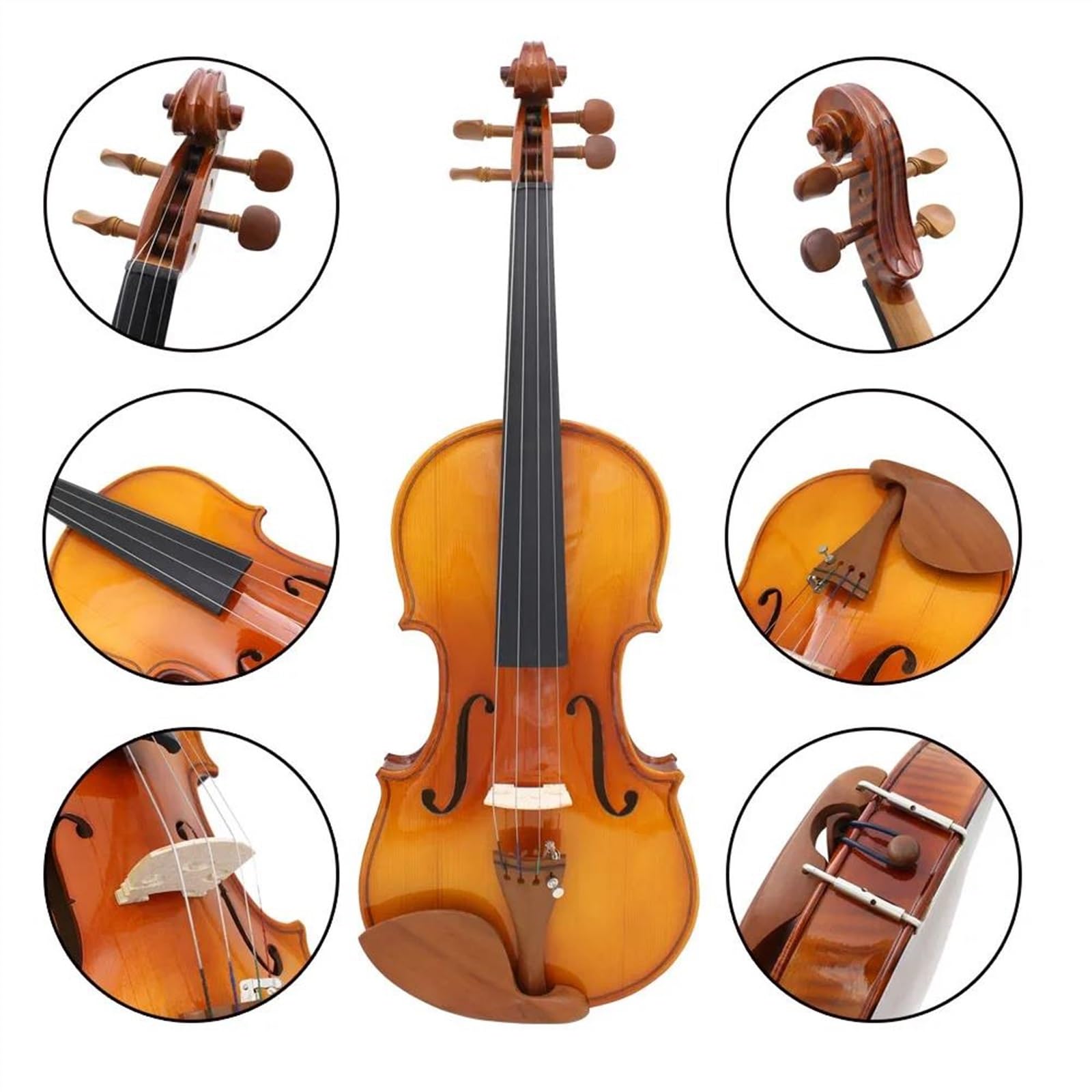 Violino Violino Professionale 4/4 3/4 1/2(3-4 Violin)