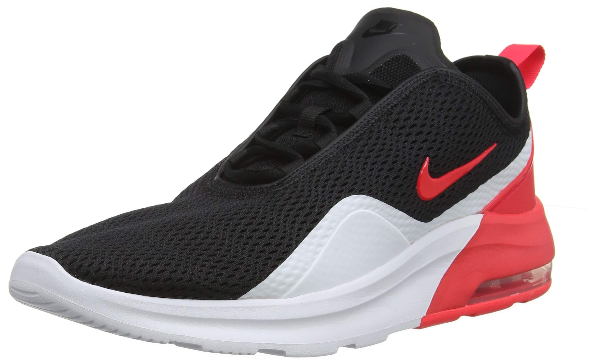 Nike Men's Air Max Motion Running Shoes, Multicolour (Black/Red  Orbit/White 005), UK