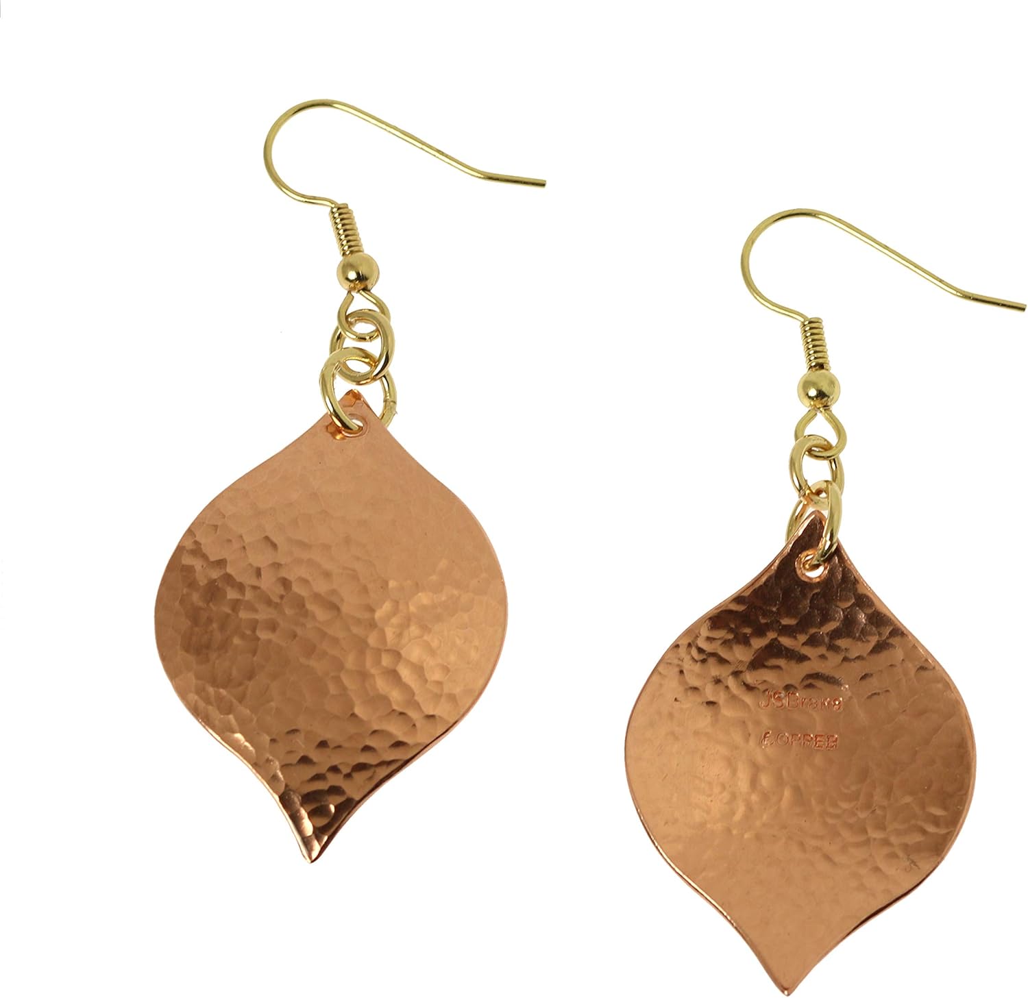 Hammered Copper Marrakesh Drop Earrings