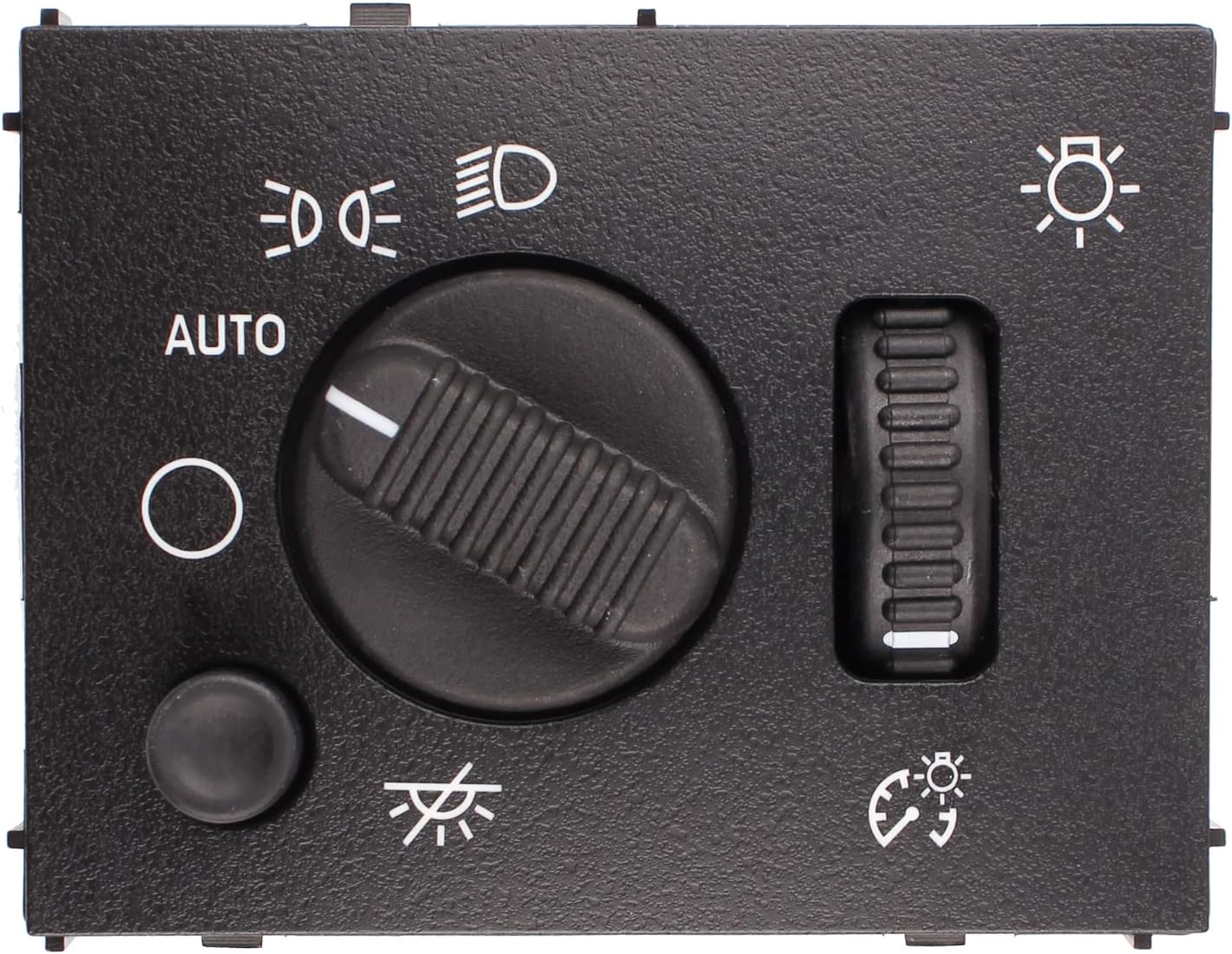 Headlight Switch Fits 2003-2006 Chevy Silverado/2003-2007 GMC Sierra, Replaces 19381535 D1595G Headlight Instrument Panel Dimmer Switch