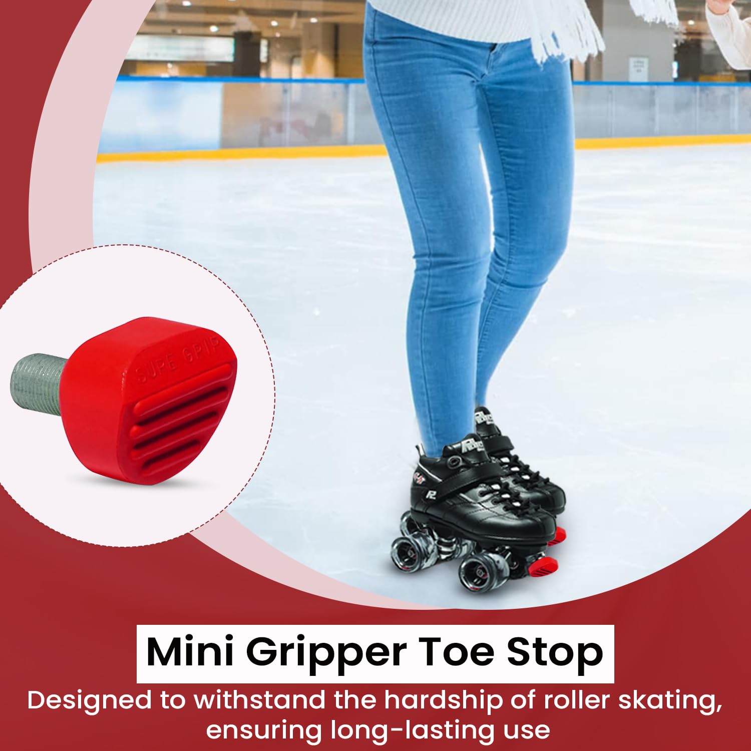 Amazon.com : Sure-Grip Mini Gripper Toe-Stop - red : Sports