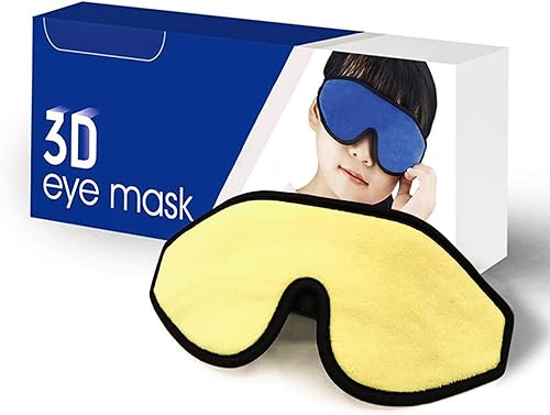 Miniatura 8 de Antifaz para dormir para niños con luz de bloqueo  Máscara de ojos contorneada 3D de espuma viscoelástica  Cubierta de ojos y máscara de sueño de