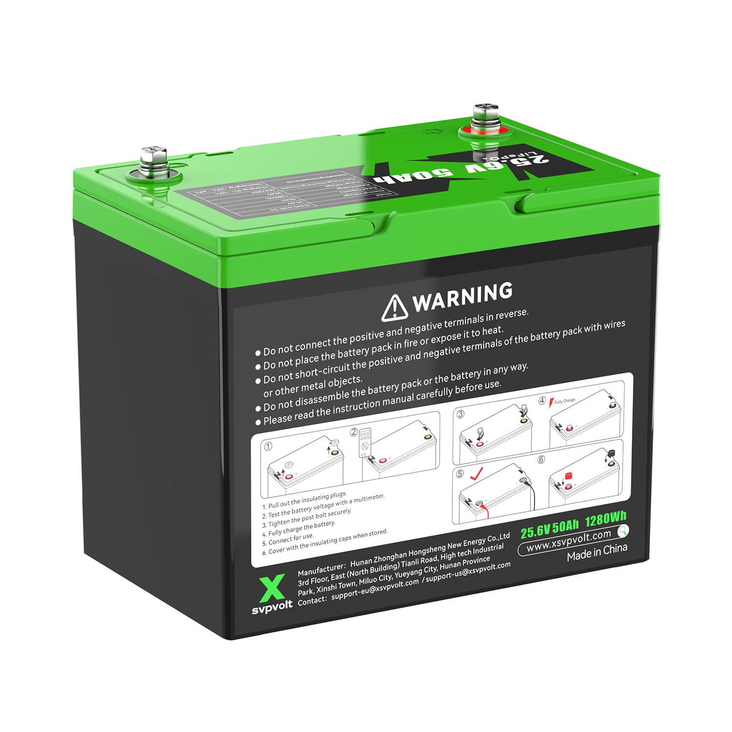 Batteria LiFePO4 24V 50Ah