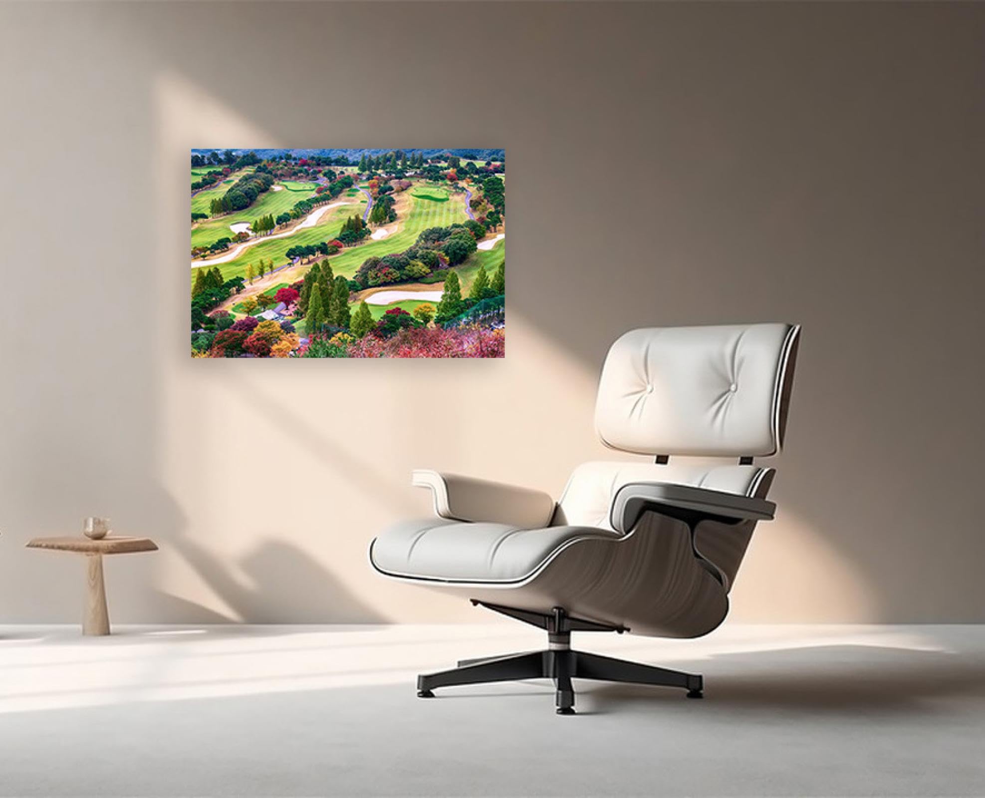 Quadri di decorazione da parete della foresta, stampe su tela di paesaggi autunnali, stadio autunnale, immagini decorative per soggiorno, 60 x 85 cm (23,7 x 33,4), solo tela