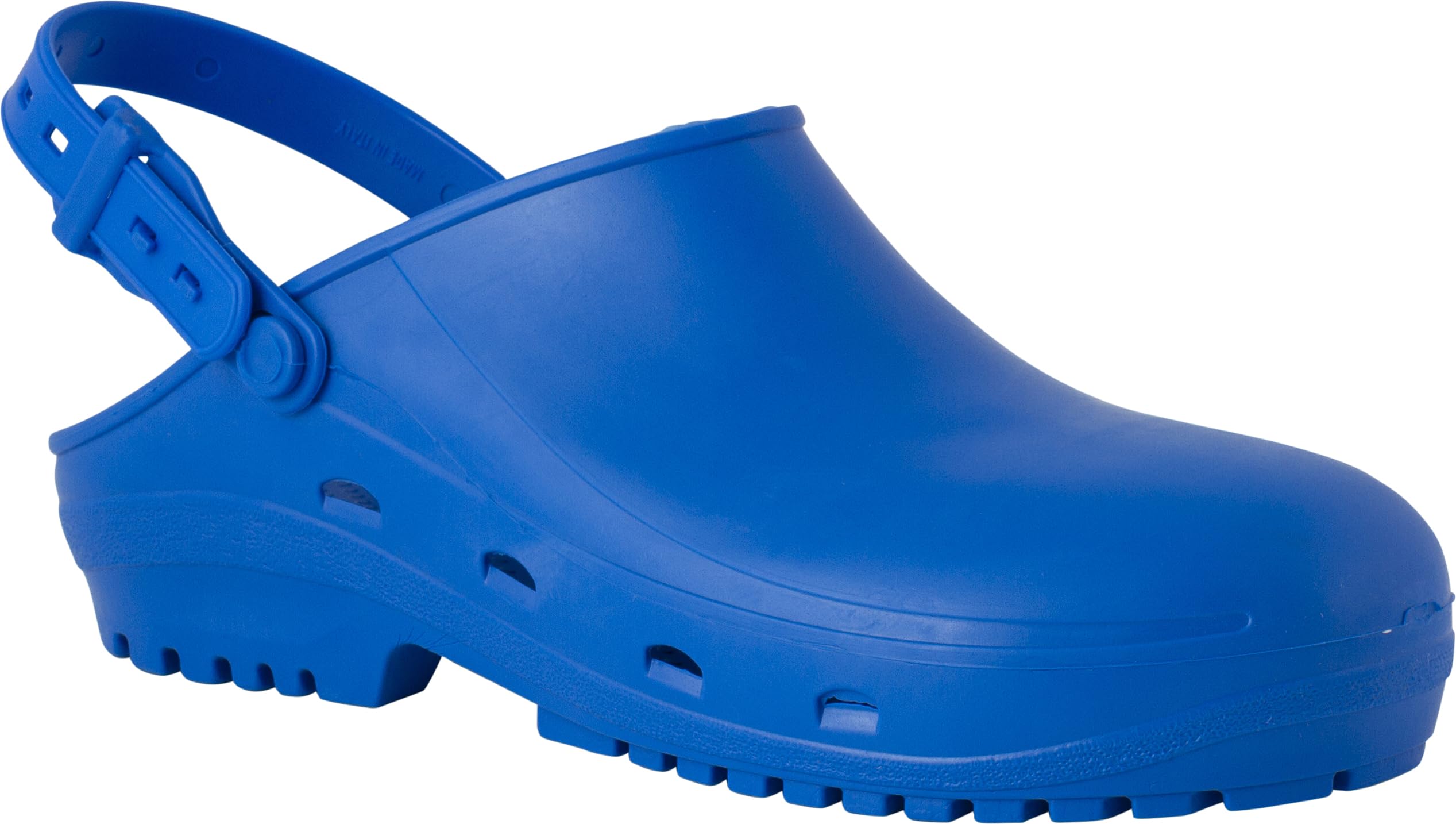 REPOSA Safe - Sabot Femme et Homme en Caoutchouc, Sabot Femme Medical Infirmiere Unisex avec Sangle Rabattable et Embout de Sécurité en Acier - Chaussure Medicale et Sanitaire Anatomique et Antichoc