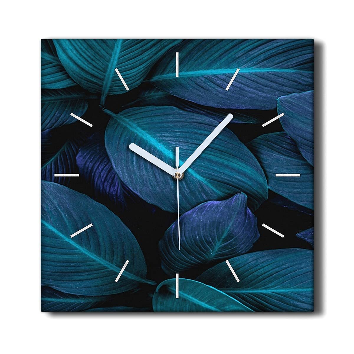 Horloge sur Toile Sans Tic-Tac pour Supprimer le Bruit dans le Salon