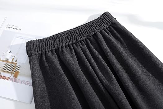 Gonna Midi In Camoscio Con Vita Elastica - Donna, Elegante E Casual - Foto 9