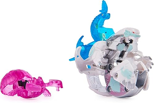 Miniatura 4 de Bakugan Evolutions Dragonoid and Sluggler Battle Strike paquete de 6 figuras de acción 9 cartas intercambiables 8 BakuCores juguetes para niños de 6