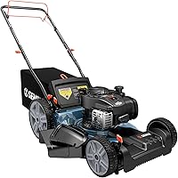 SENIX LSSG-M9 21-Inch Self-Propelled Gas Lawn Mower - 140cc Briggs & Stratton Engine, 3-in-1 Mulch/Bag/Discharge, 6-Height Adjust