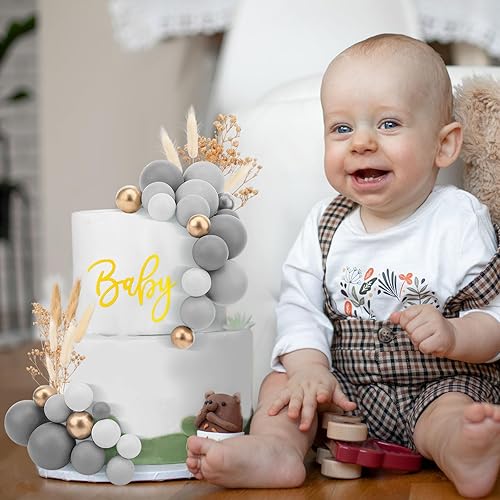 Miniatura 98 de 108 bolas para decoración de tartas, decoración de cupcakes, globos de espuma para hornear pasteles, boda, aniversario, decoración de cumpleaños