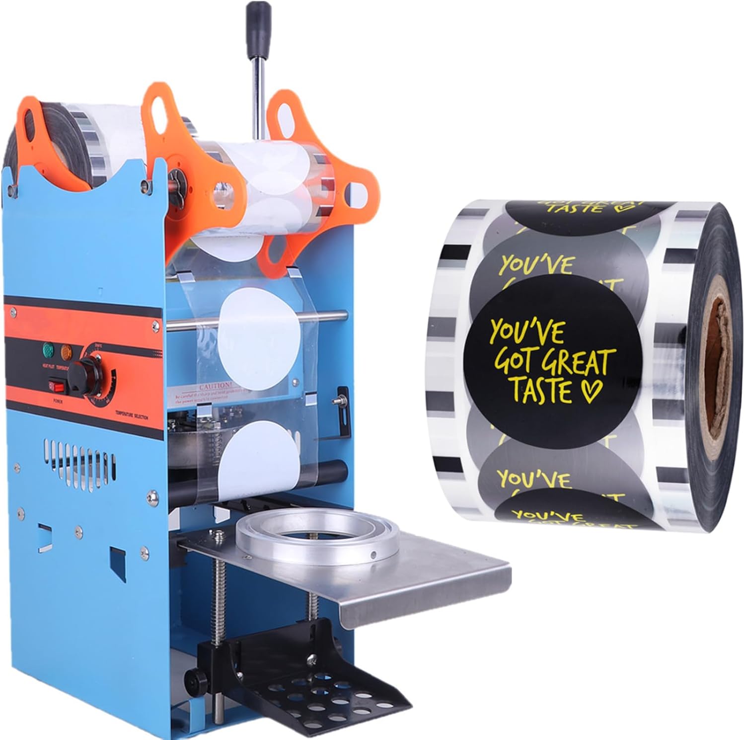 Cup Sealer Film Roll - 3000 Pieces For Boba Tea Sealing Machine