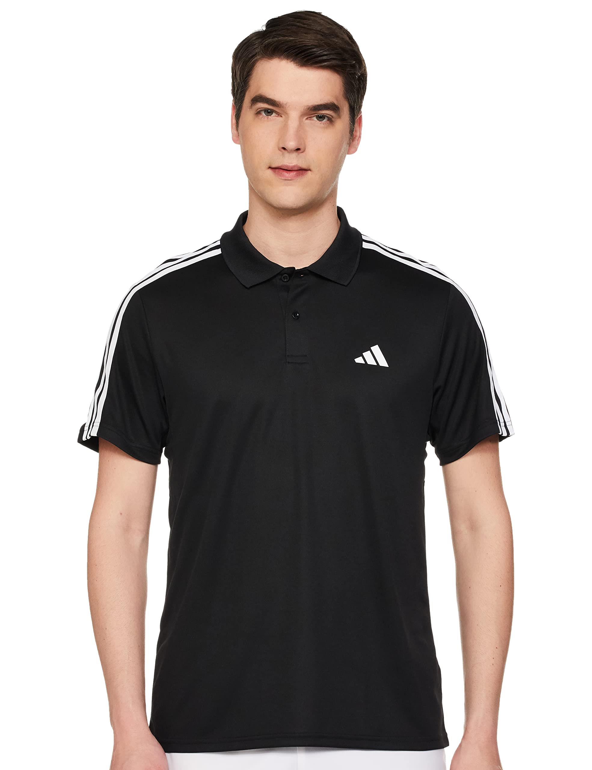 adidasMen's Fitted Polo Shirt