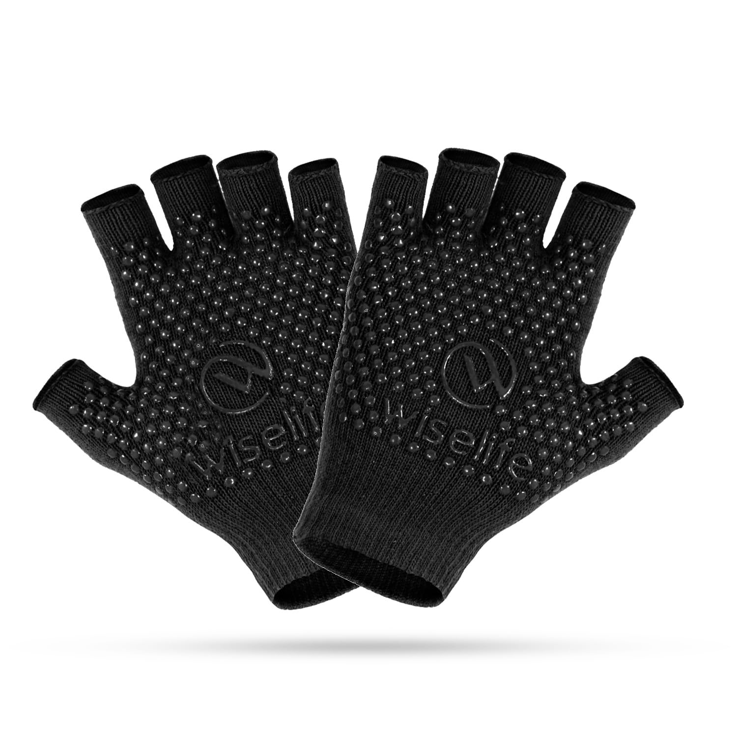 Wiselife Yoga Grip Gloves – Non-Slip Gloves for Yoga, Pilates & Exercise Black Anti-Skid Fitness for Men & Women – Breatha... - Review, Price and Buying Guide